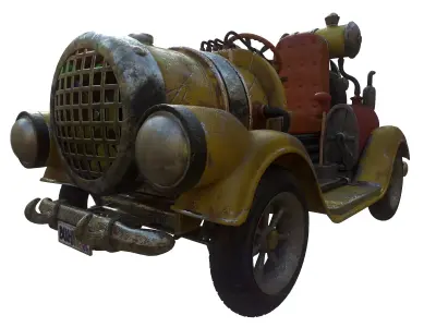 Syrup car Free 3D model