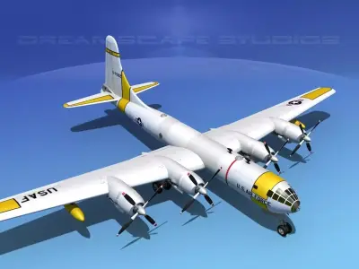 Boeing WB-50 Superfortress II  3D model