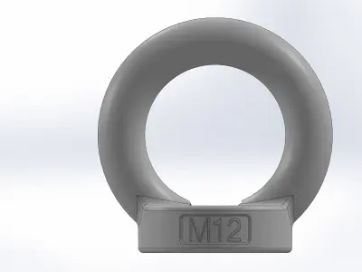 Eye Nut M12 3D model