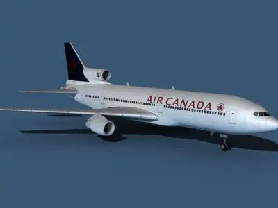 Lockheed L-1011-50 Air Canada 2 3D model