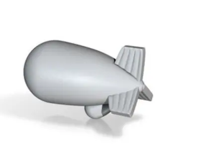 Runaway Blimp aka Raytheon JLENS 3D print model