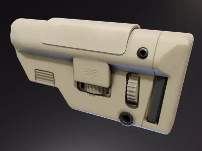 B5 Precision Stock Low-poly 3D model