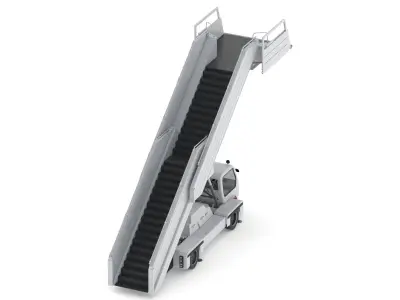 Passenger Steps Car 3D model