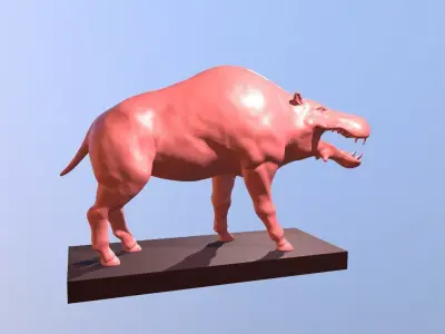 Printable Realistic Daeodon Free 3D model