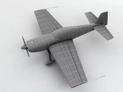 Extra 330 Aircraft Low-poly 3D model