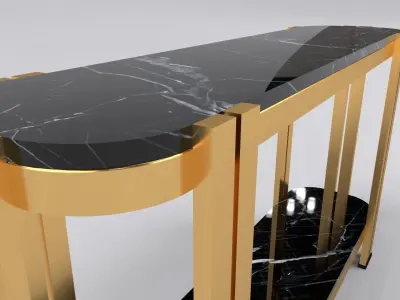 Marie console table  Free 3D model