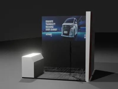 Presentation Stage Free low-poly 3D model