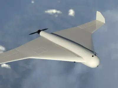 Russian Kamikaze Drone Kalashnikov 3D model