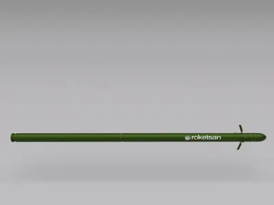 Cirit-Laser Guided Missile Low-poly 3D model