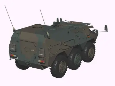 Japan Ground Self-Defense Force Type82 CCV 3D model