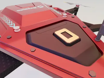 Rescue Drone 3D model