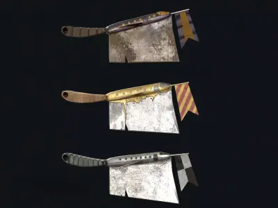 Clown Cleaver Low-poly 3D model