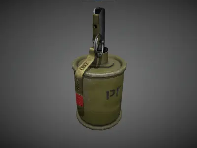 RG-42 Grenade Low-poly 3D model