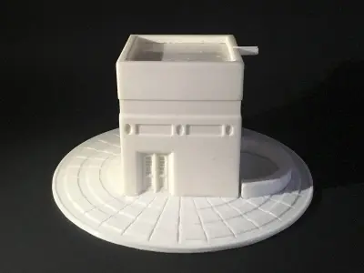 Khana Kaaba -Muslim Holy Building in Makkah 3D print model
