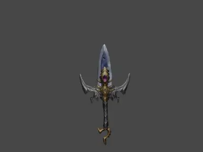 Zeloeman Sword A 43 Low-poly 3D model