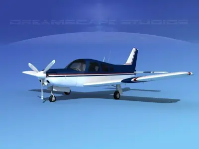 Piper Turbo Arrow 240 V13 3D model