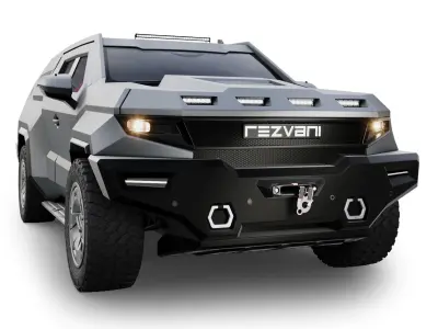 Rezvani vengeance Low-poly 3D model