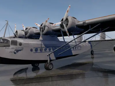 Sikorsky S-42 Pan Am Clipper 3D model