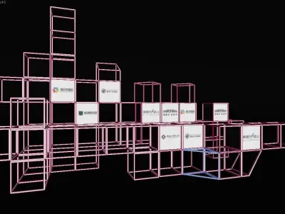 Square ornament 3D model