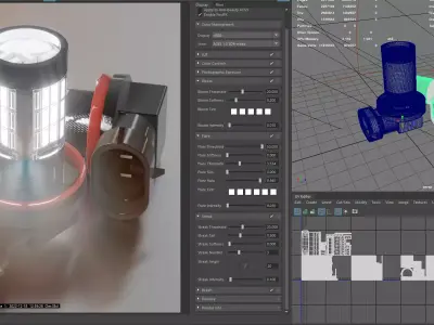 Photorealistic automotive lightbulb collection - item 003 3D model