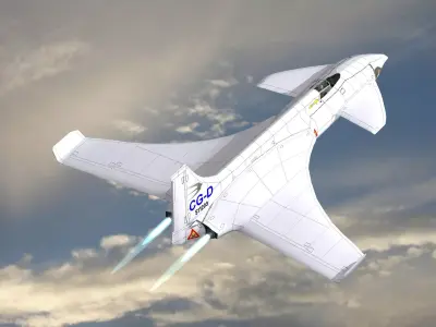 Swift Interplanetary Plane 3D model