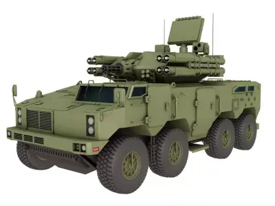 Type 625E  Air Defense 3D model