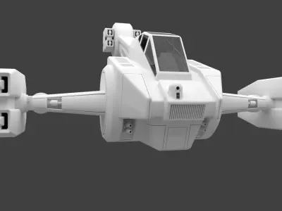 Sandstorm Attack Fighter 3D model