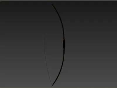 Medieval Archer Low-poly 3D model