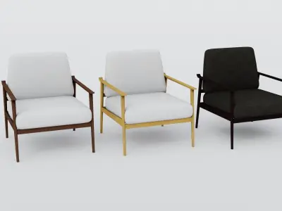 Contemporary Furniture Collection Free Free low-poly 3D model