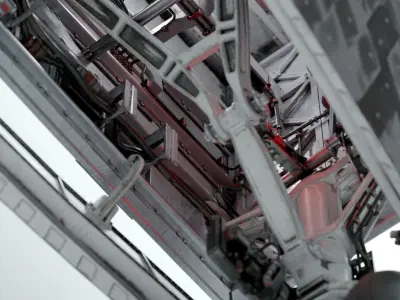 SPACE SHUTTLE Landing Gear 3D model