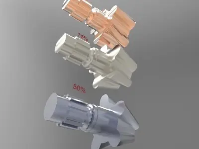 Bevel gear 3D model