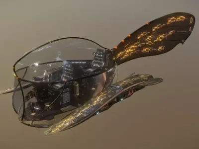 Mapleseed Hawk Low-poly 3D model