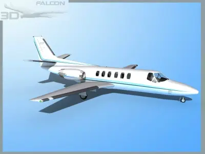 Falcon3D Citation V C560 F13 3D model