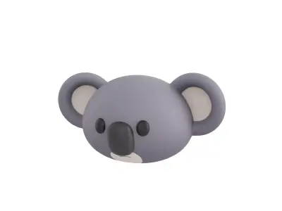 Prop142 Koala Head 3D model