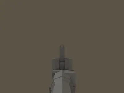 Kel-Tec Sub-2000 Low-poly 3D model