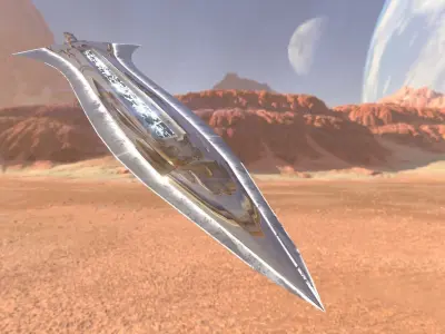 Two Handed Sword - Fantasy Low-poly 3D model