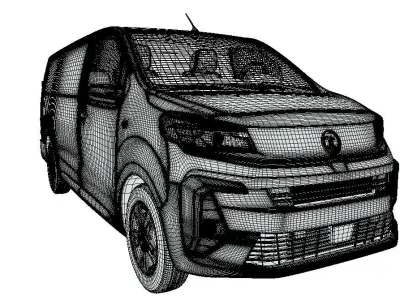 Vauxhall Vivaro Panel Van Pro 3D model