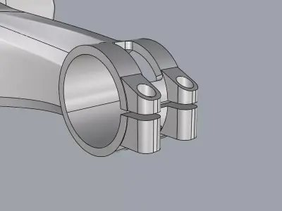HONDA SINGLE SIDED SWING ARM PROTOTYPE V3 ENGINE AT EICMA 3D model