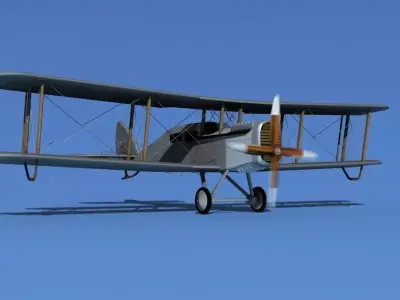 Airco DH-4 Passenger Air Transport 3D model