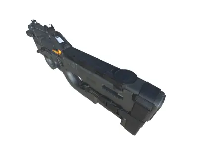 55-FHR-40-SMG-gun model 3d game ready model Low-poly 3D model Low-poly 3D model