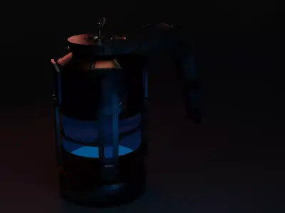 Sci- Liquid chamber Free low-poly 3D model