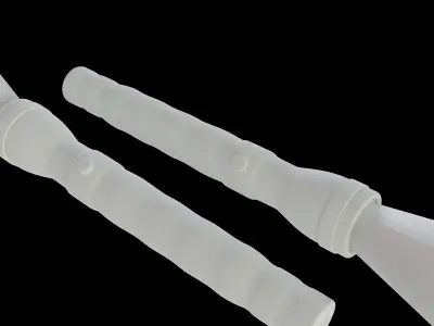 Security Flashlight 3D Model Free 3D model