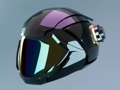 motorcycle helmet Free 3D model