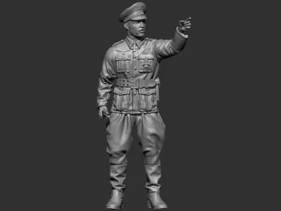 German Officer 2 3D print model