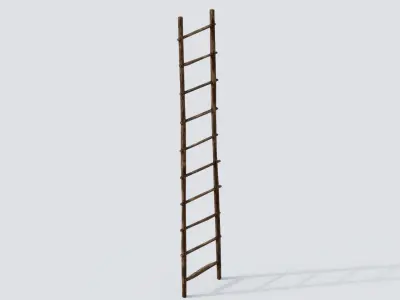 Ladder 01 Low-poly 3D model