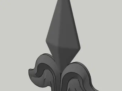 Verona Fence Free 3D model