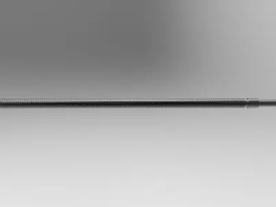 Lead Screw With Nut Free 3D model
