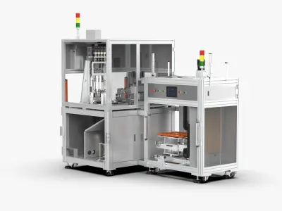 Automatic Double Side Screw Locking Machine 3D model