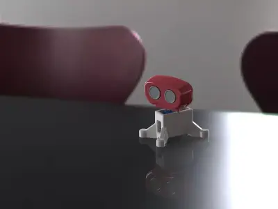 Ultrasonic Sensor Free 3D model