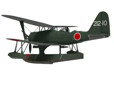 Mitsubishi F1M Pete 3D model
